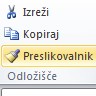 Kopiranje oblike teksta v Wordu