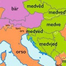 Kako se reče medved v državah po svetu